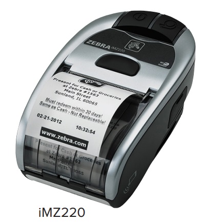 Barcode Label Printer ZEBRA IMZ220 Mobile Printer